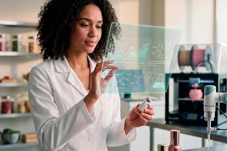 Como a inteligência artificial transforma a personalização no mercado cosmético